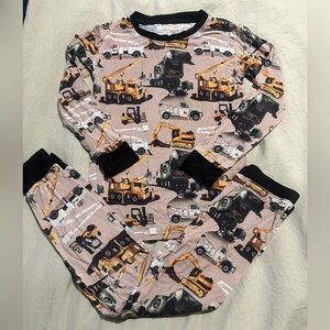 Fletch Brand Work Hard Play Hard Bamboo 3T, 2 piece pajama set